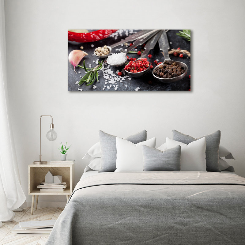 Herbs And Spices - Wrapped Canvas Print, 70cm H x 140cm W , Canvas