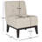 22.4" Wide Tufted Slipper Chair