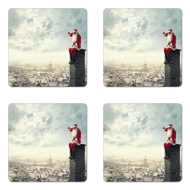 Square 4 Piece Coaster Set