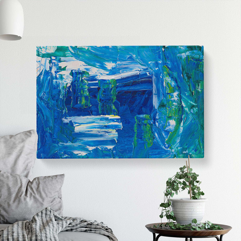 Abstract Art Painting Vol.173 by S.Johnson - Wrapped Canvas, 35cm H x 50cm W x 3cm D