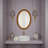 Wallace Solid Wood Round Mirror