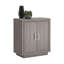 Armoire de rangement, finition grise