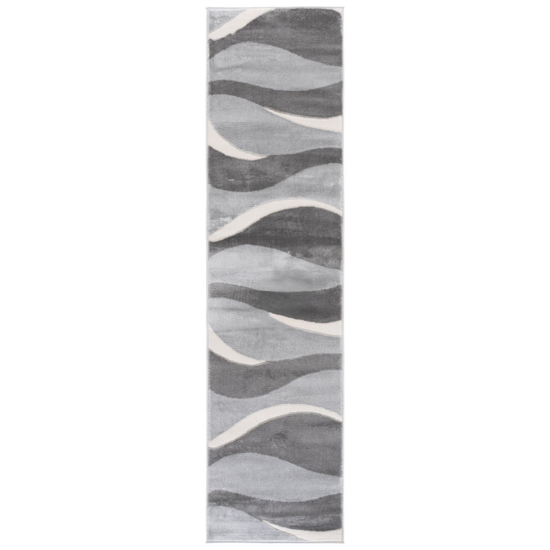 Saylor 100 Performance Abstract Indoor Rug, Runner 2' x 8'