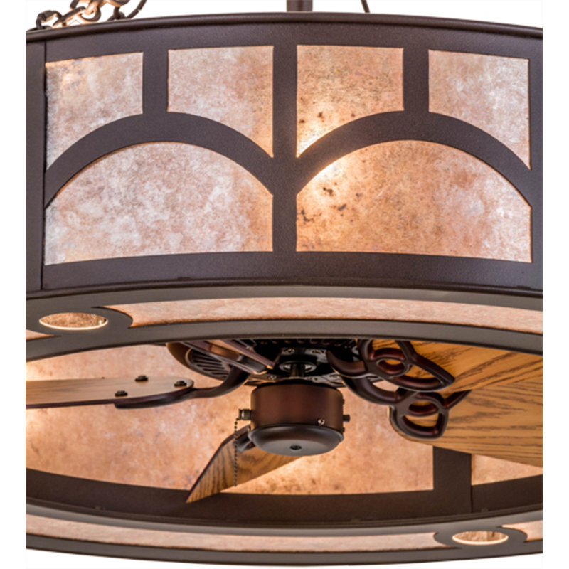 Mission Downrod Ceiling Fan