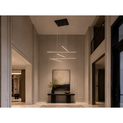 Orrington 5-Light LED Chandelier With Hanging Stick Pendants
