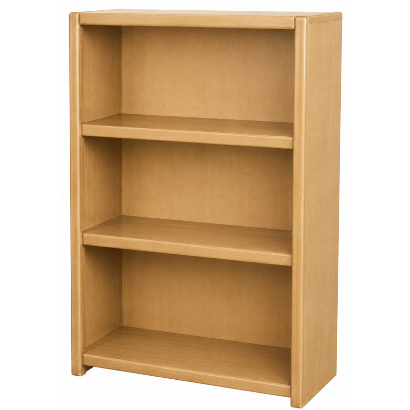 McKaylah Bookcase, European Dusty White, (2 Shelf) 48” H x 32” W x 13” D