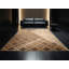 Tapis marocain doux et moelleux d'inspiration mondiale Havertown en brun - reliure beige-79403886