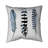 Delicate feathers - 18"x18" Throw pillow - Poly twill - Print on demand-195066558-195066559