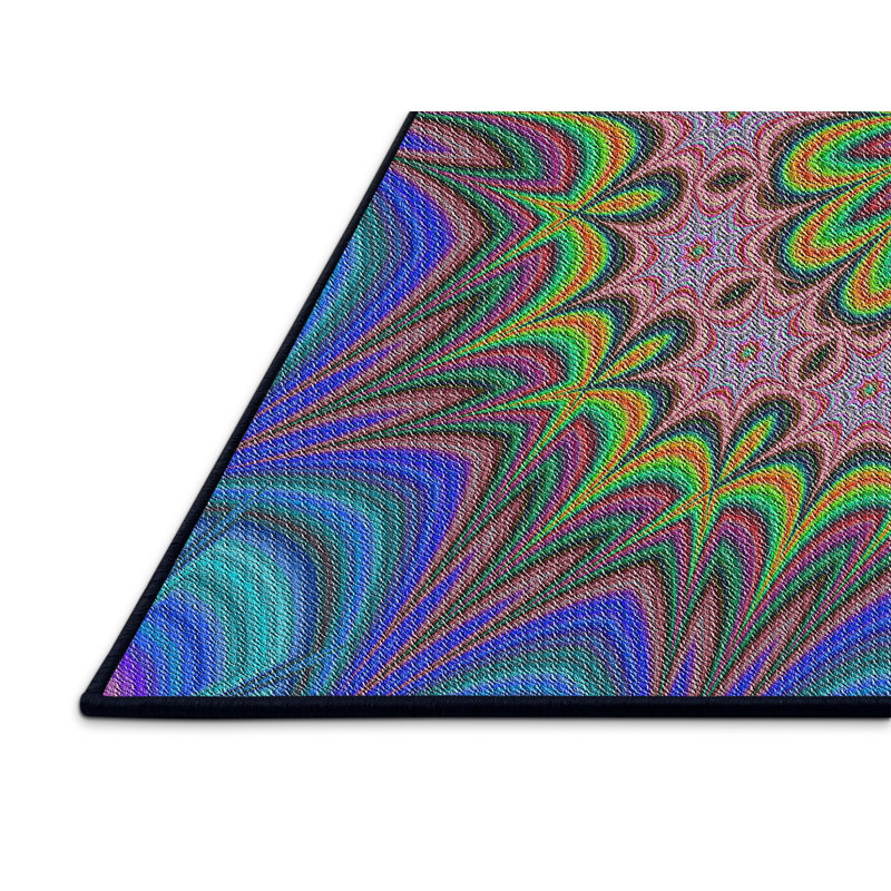 Tapis bleu, Rectangle 5 pi x 7 pi
