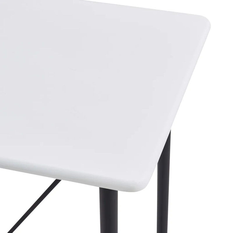 Winget 4 - Person Dining Set, Red, White