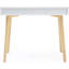 Bureau avec finition blanche et bois
