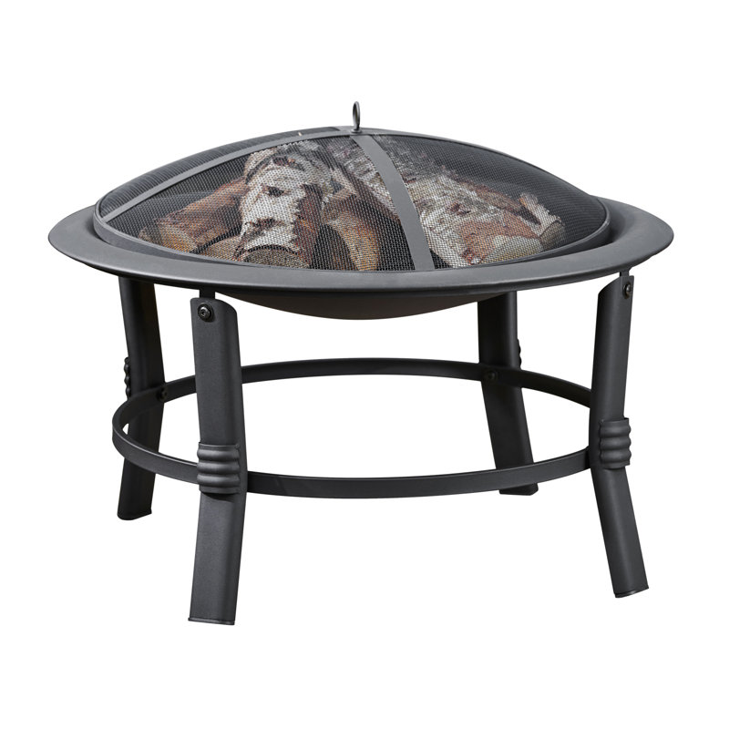 Round Steel Wood Burning Smokeless