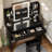 Greyden Vanity Set With LED Mirror & Built-in Outlets-1582080502