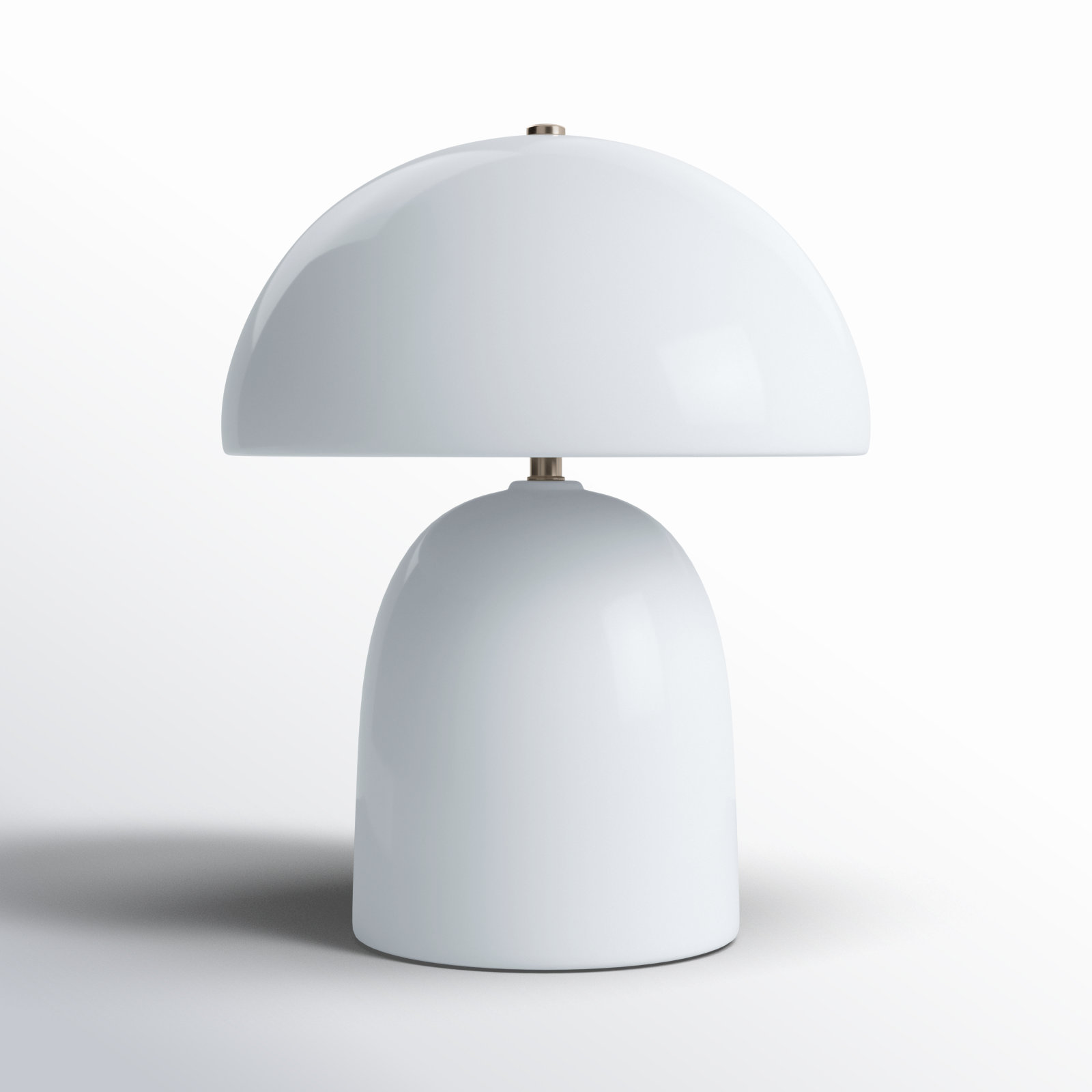 Hardacre Ceramic Table Lamp, Gloss White