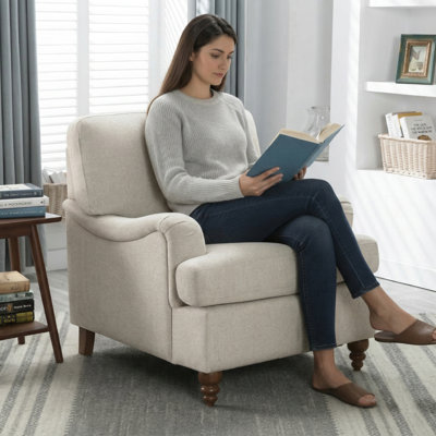 34.5" W Polyester Armchair
