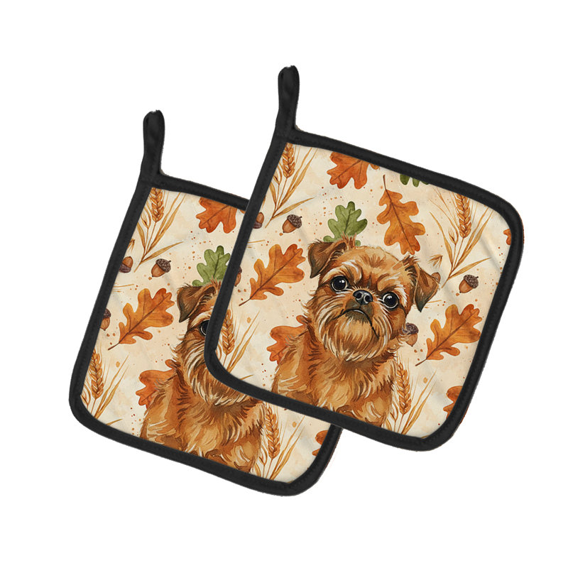 Paire de poignées Belge Brussels Griffon Heirloom Fall