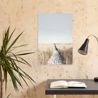 Art contemporain, paysage côtier abstrait