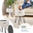 Round Pleated Velvet Ottoman with Storage-1534620955-1534620945