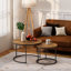 Ensemble de 2 tables basses gigognes