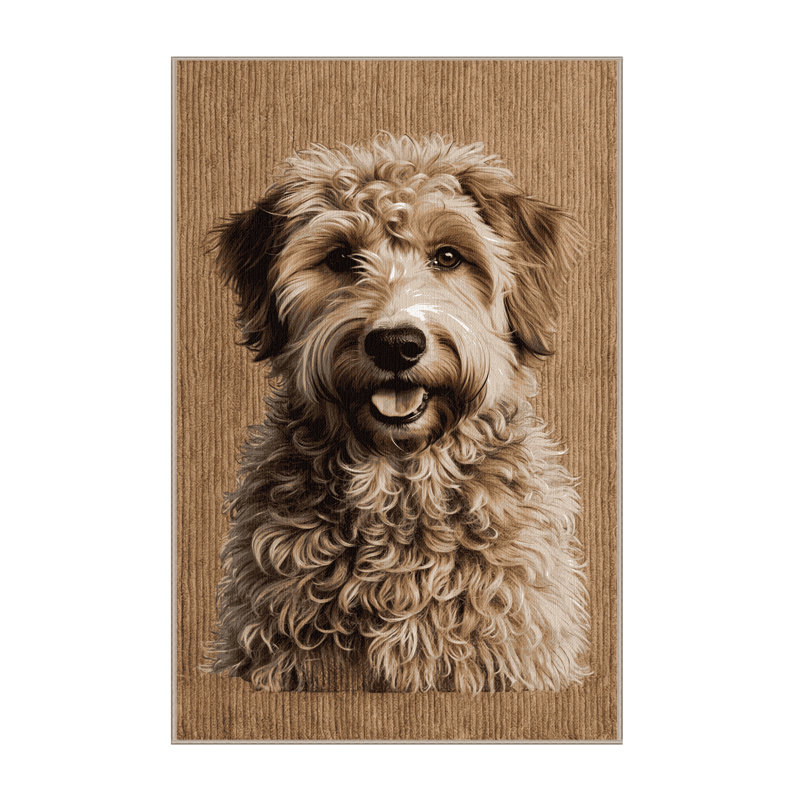  Tapis lavable pour chiens Lagotto Romagnolo, Rectangulaire 2 pi x 3 pi