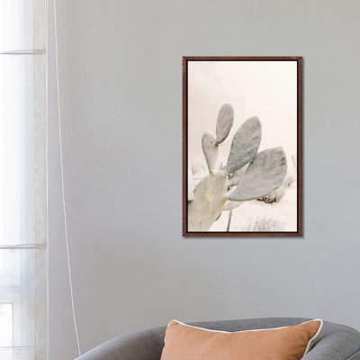 Neutral Cactus - Print on Canvas