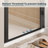 Pivot Swing Frameless Shower Door In Black With Clear Glass-121696436