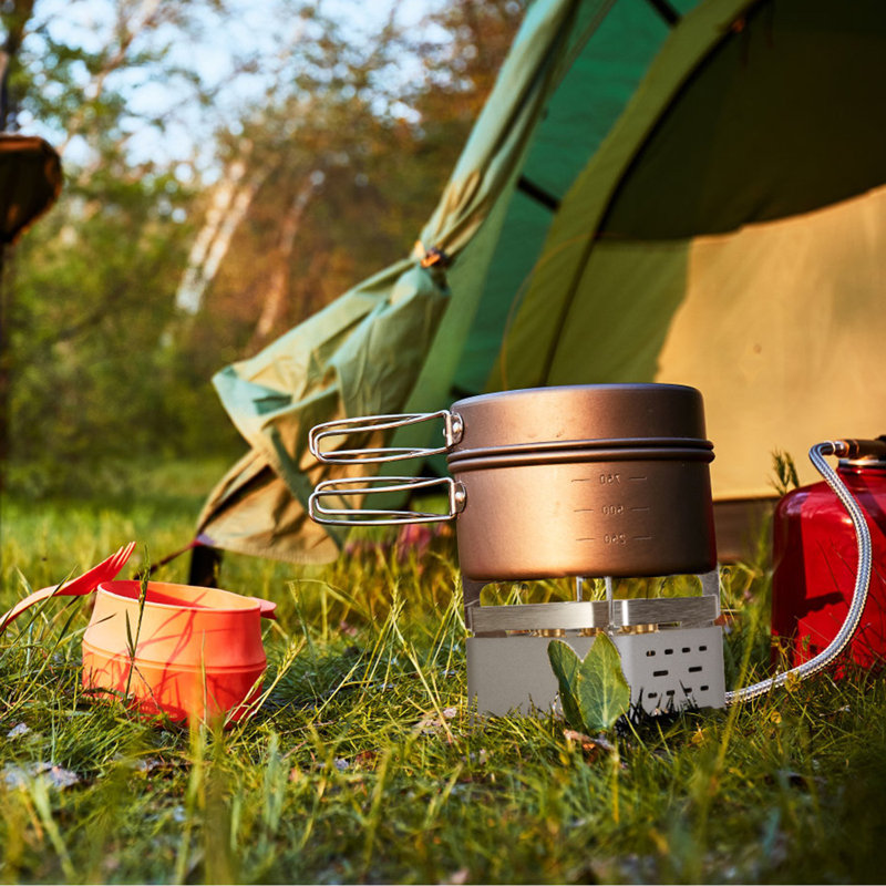Réchaud de camping portatif 12 000 W avec adaptateur pour cassette