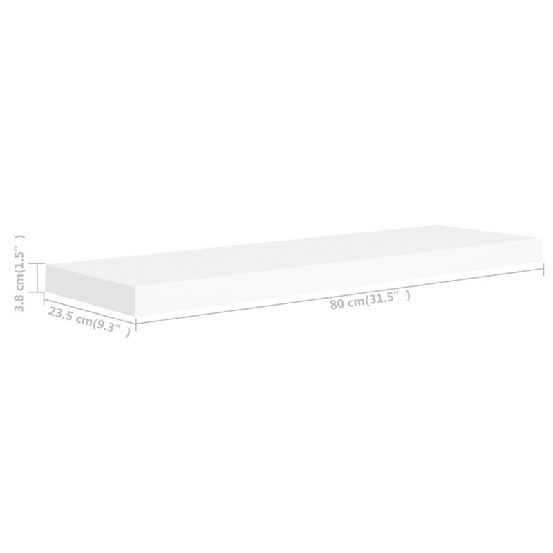 Brandn 2 Piece Floating Shelf