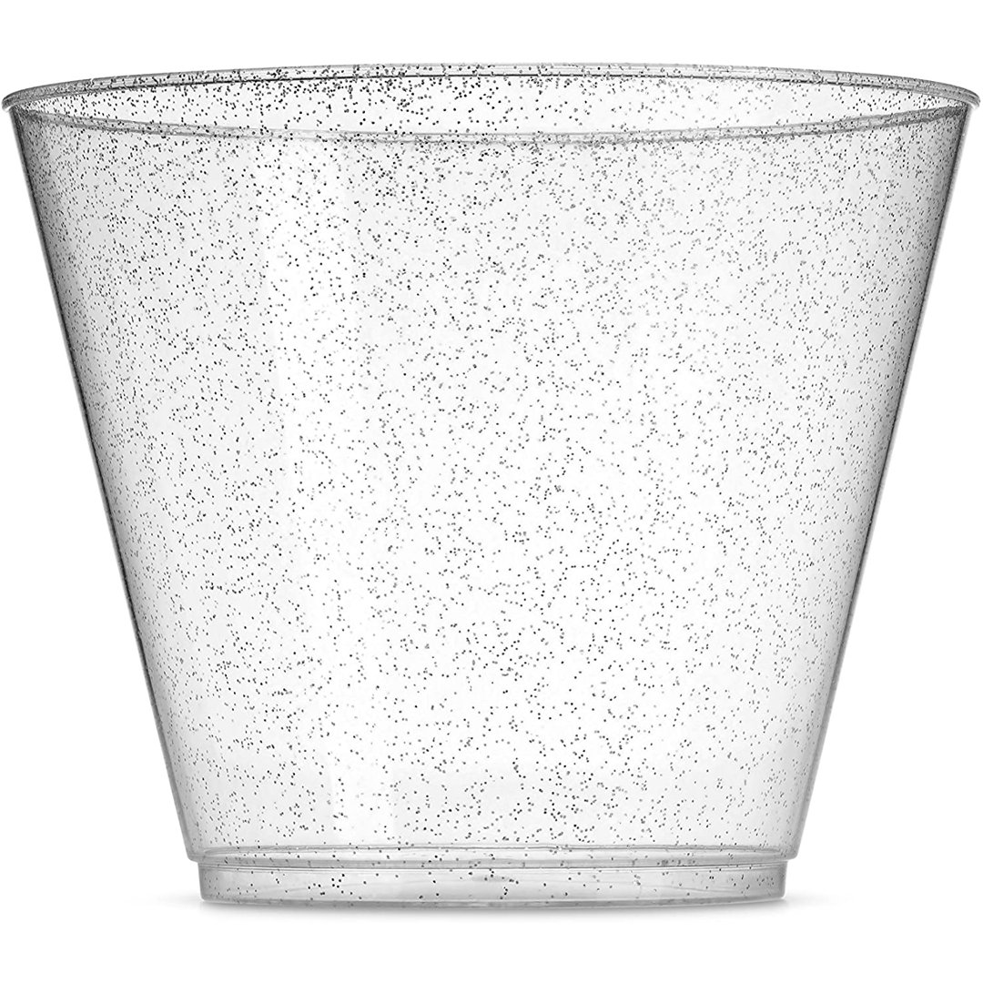 Glitter Cups For 100 Guests 9 oz Seseno 