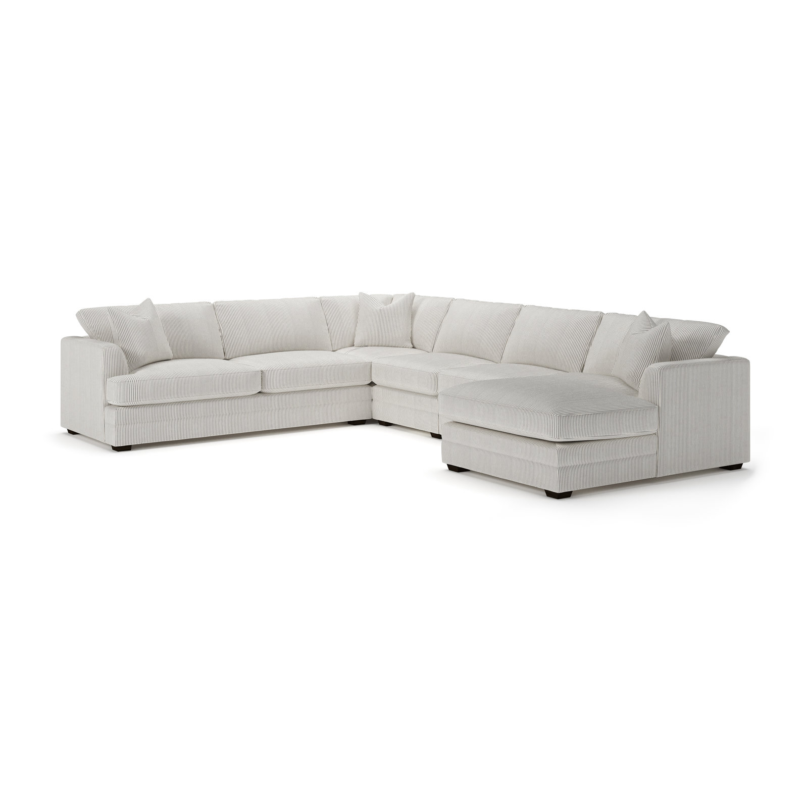 Edan U-Sectional, Right Hand Facing, Cruise Adrift 