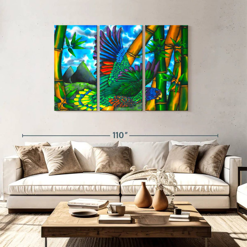 Brampt Untamed Saint Lucia, 48" H x 74" W