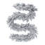 Guirlande de Noël argentée brillante pour Noël-163568661