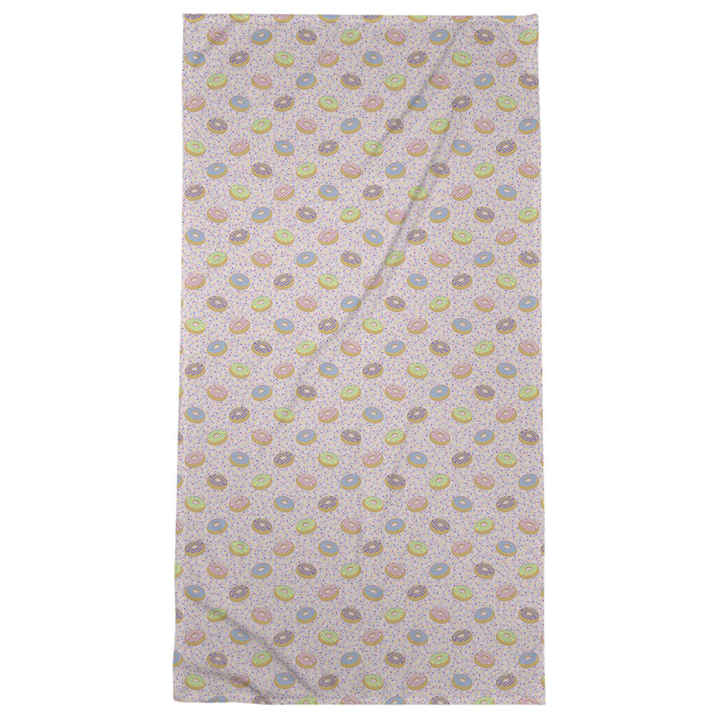 Serviette de plage katelyn elizabeth, Rose / Mauve