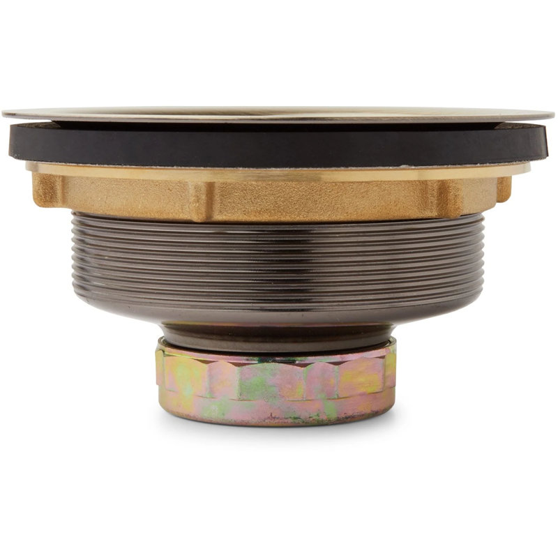 3-1/2" Kitchen Sink Basket Strainer - Satin Copper, Satin Copper