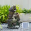 Handcrafted Floor Fountain with Lights