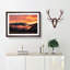 Sunset over Queenstown in Abstract - Picture Frame Graphic Art Print-55724591-55724588