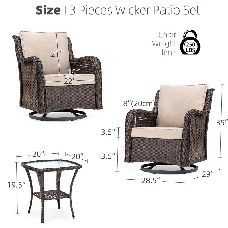 Chaise berçante Necko, Beige