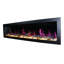 Foyer électrique mural Gloria II avec commande intelligente (argent)-1146067219
