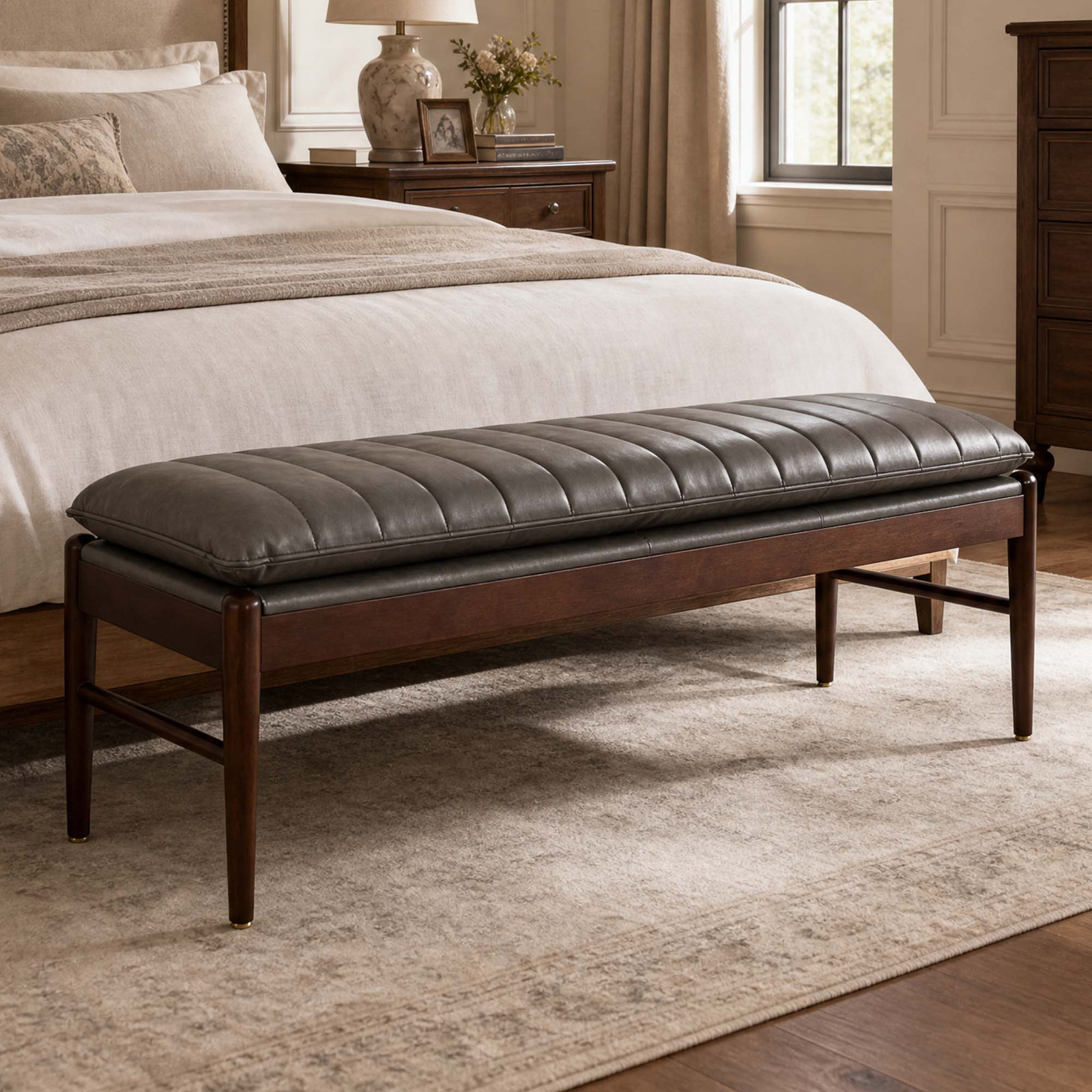 53" Bench, Copley Gray