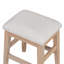 Ensemble de table de salle à manger Retro 4PCS avec 3 chaises et 3 tiroirs de rangement USB multiprise pour petits espaces-1355082026