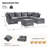Andoline 8-Piece Upholstered Sectional-1100991671