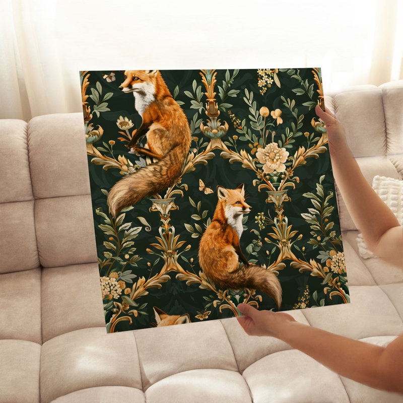 Reproduction d'art sans cadre, animaux, renard