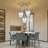 1 - Light Modern Pendant Light Fixture With Hammered Glass Shade For Kitchen Island-1397143523