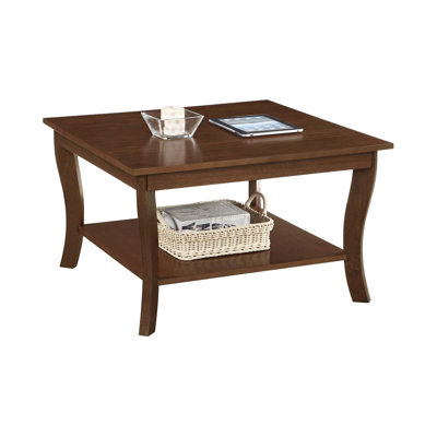 Carbin 30" Coffee Table with Shelf