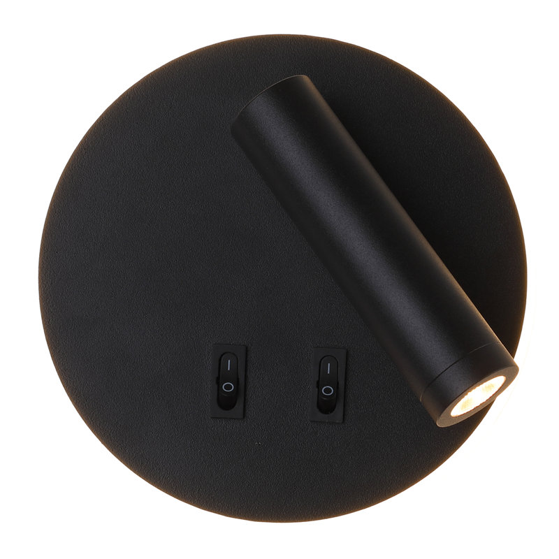 Dou Aluminum LED Spotlight, Black