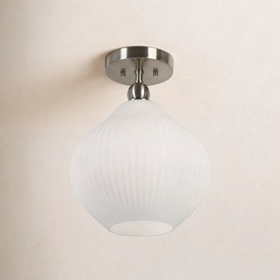Jonny 1-Light Dimmable Semi Flush Mount
