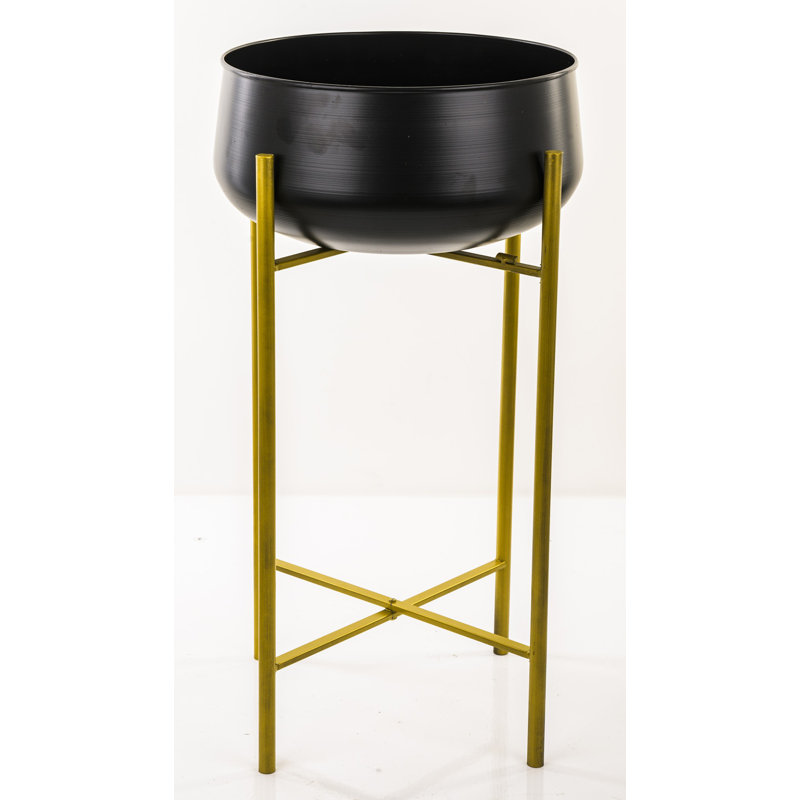 Altti Metal Pot Planter, 67cm H x 34cm W x 34cm D