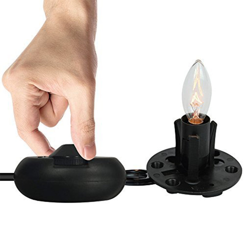 Ampoule à culot variable 25 watts E12 / candélabre à intensité variable 2500K Himalayan