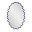 Modern Wavy Framed Oval Wall Mirror-271323710