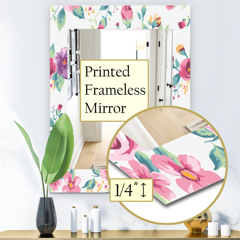 Miroir mural Blossom 31, H 24 po x l 32 po